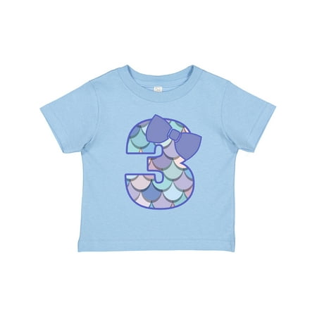 

Inktastic 3rd Birthday Mermaid 3 Year Old Girl Gift Toddler Toddler Girl T-Shirt