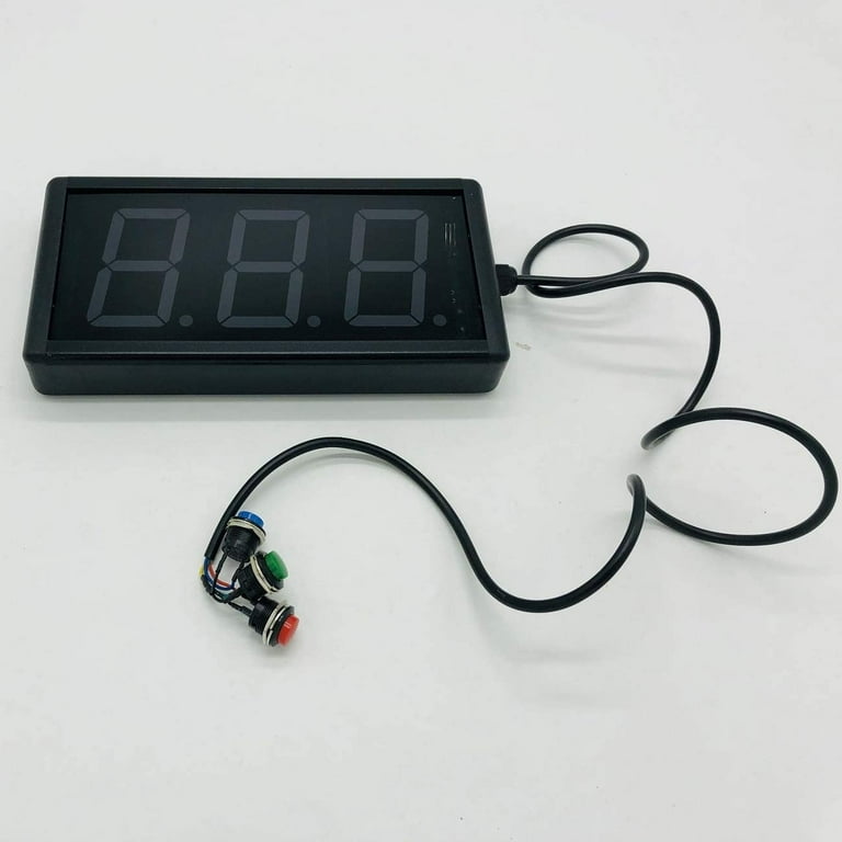 BTBSIGN 3'' Countdown Timer with Wired Button and Remote Drone Racing