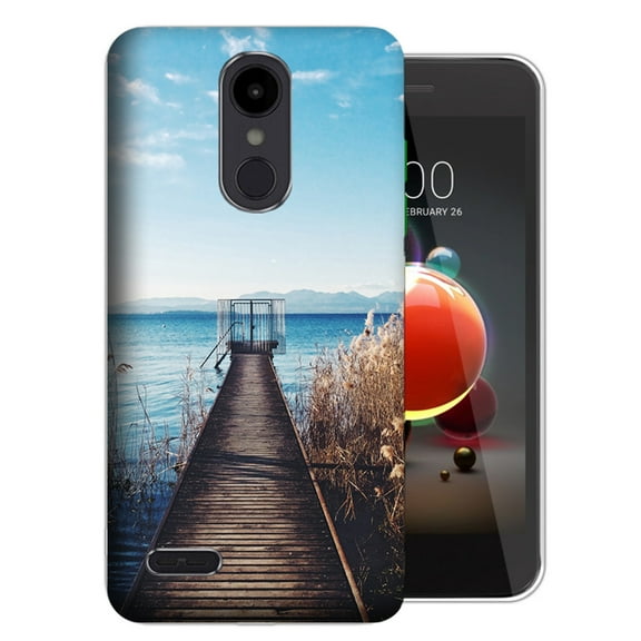 MUNDAZE LG Stylo 4 / Stylo 4 Plus Design Case - Lake View Design Skin Phone Case Cover