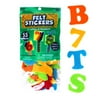 Kids Craft 2" Letters & Numbers Felt Stickers, 55 Piece
