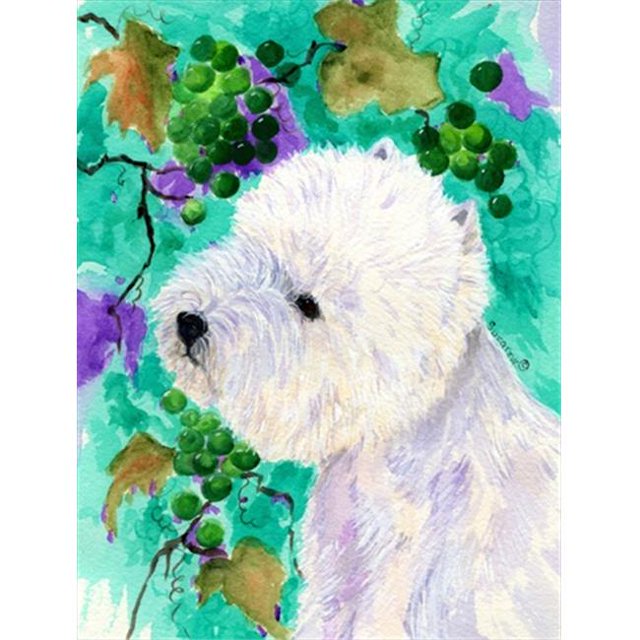 Drapeau Westie 11 x 15 Po Taille Jardin