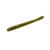 Zoom Magnum Finesse Worm Watermelon Red 5" Soft Plastic Worm