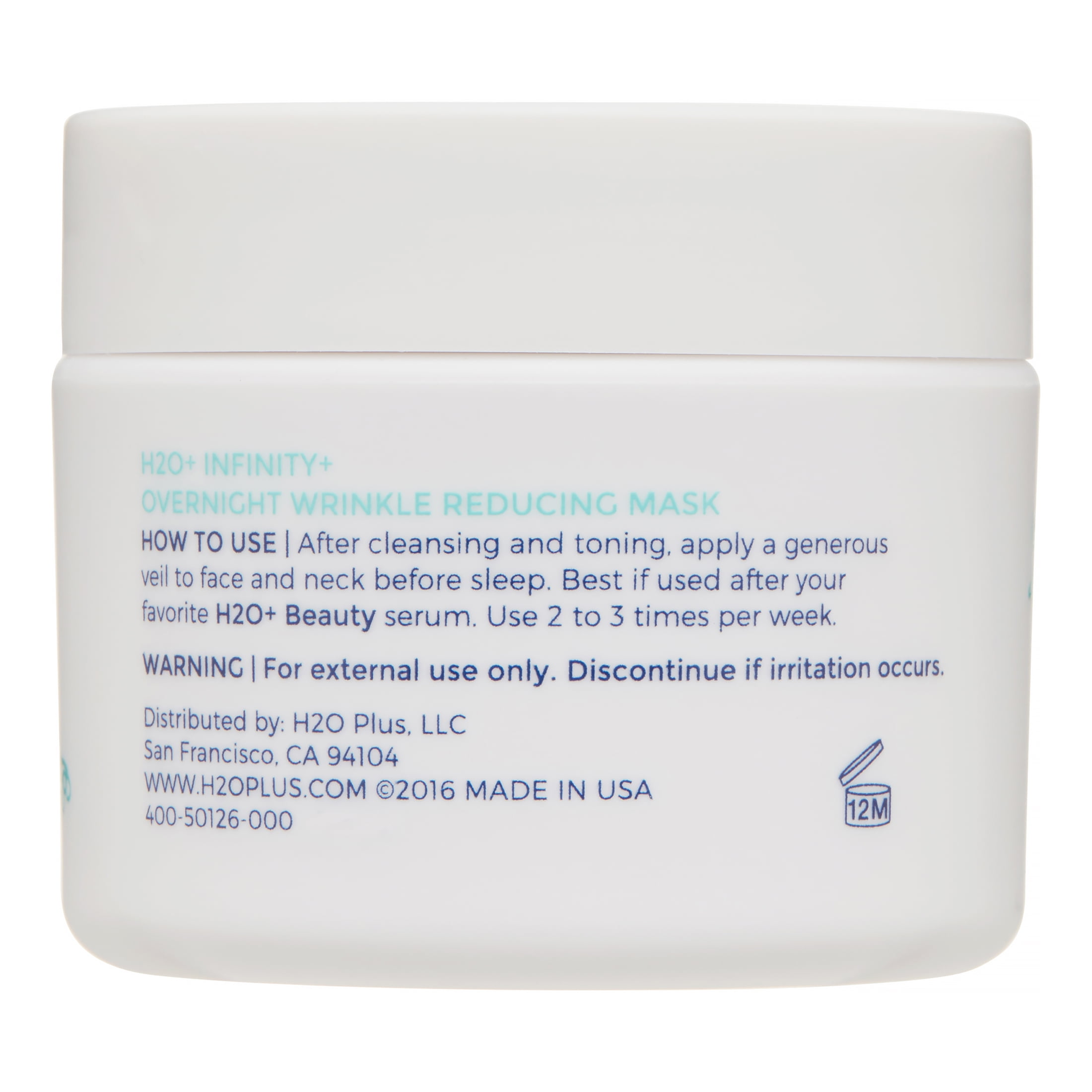 H2o Beauty Infinity Overnight Wrinkle Reducing Face Mask 1 7 Oz Walmart Com H2o Beauty Infinity Overnight Wrinkle Reducing Face Mask 1 7 Oz Walmart Com