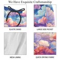 thumbnail image 4 of luoweisi Men's Beach Shorts Quick Dry Swim Trunks with Mesh Lining Clouds XL, 4 of 5
