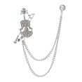 thumbnail image 4 of Broche Pin de solapa,Broche para hombre,Pin de solapa,insignia,broche,joyería de cadena,Cadenas colgantes,Pin de solapa para cuello,decoración de camisa,Traje profesional,camisas de, 4 of 10