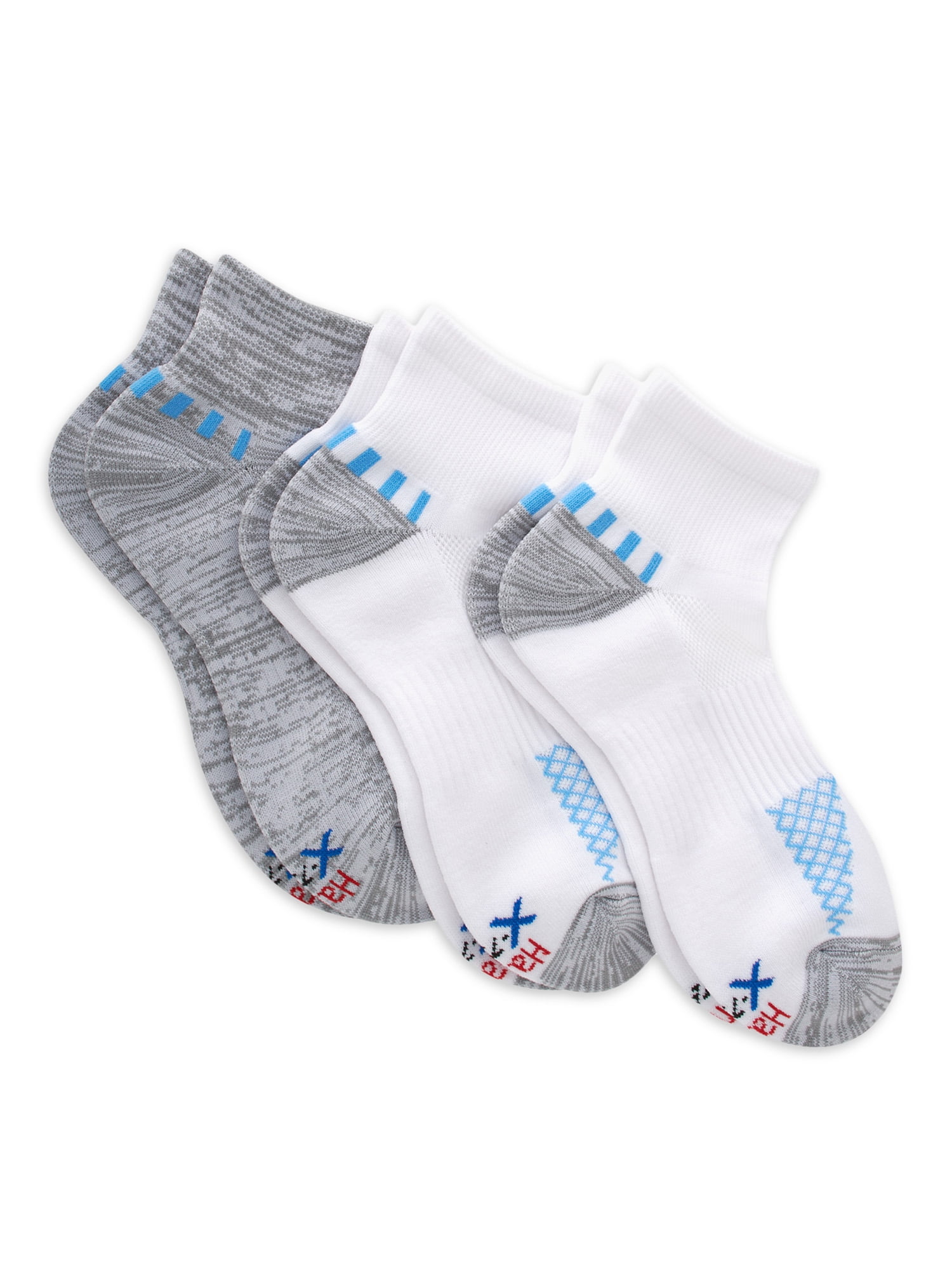 Hanes Men's XTemp Performance Ankle Socks, 3Pack