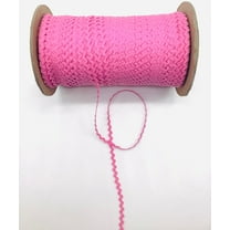 Bright Pink 1/4" 100% Cotton Ric Rac