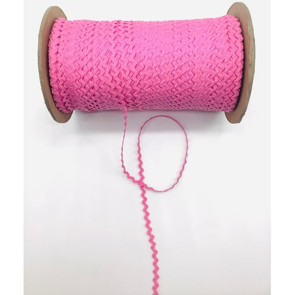 Bright Pink 1/4" 100% Cotton Ric Rac