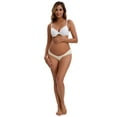 thumbnail image 5 of DARING DIVA Women's Low Rise Maternity Underwear Under the Bump Panties 2XL Beige, 5 of 6