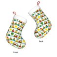 thumbnail image 3 of Disketp Train With Animals Christmas Stockings, Xmas Stocking for Family Holiday Season Décor, Personalized Holiday Indoor Decorations, 3 of 7