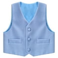 thumbnail image 5 of DPOIS Baby Boys 5PCS Formal Suit Wedding Party Blazer Vest Shirt Pant Bowtie Formal Tuxedo Suits Blue 10, 5 of 7