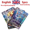 thumbnail image 1 of Cartas grandes de Pokémon de gran tamaño, cartas de batalla de entrenador raro, juguetes de Pikachu, italiano, alemán, inglés, Vmax, Vstar, regalo para niños Fivean unisex, 1 of 2