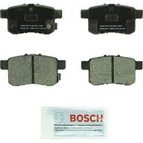 Bosch BC1336 QuietCast Premium Ceramic Disc Brake Pad Set For 2009-2012 Acura TSX and 2008-2010 Honda Accord; Rear