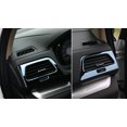 thumbnail image 3 of Suitable for Honda CRV CR-V 2012 - 2016 Black Steel Console AC L&R Air Outlet Vent Trim -, 3 of 4