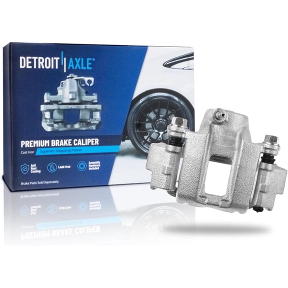 Detroit Axle - Rear Left Brake Caliper for Toyota Sequoia 4Runner Lexus GX470 GX460 Brake Caliper with Bracket Replacement Disc Brake Caliper Assembly