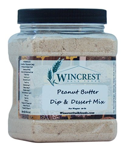 Dip & Dessert Mix 20 Oz Tub (Peanut Butter) by Bulk Foods, Inc