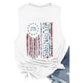 thumbnail image 2 of LAZYCHILD American Flag Tank Tops Mens 4th of July Shirts Patriotic Sleeveless Tee, 2 of 3