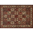 thumbnail image 1 of Ahgly Company Indoor Rectangle Traditional Maroon Red Animal Area Rugs, 4' x 6', 1 of 6