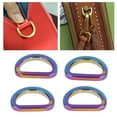 thumbnail image 4 of Bag Hardware, Convenient Practical D Rings  For Handbag Belts For Collars For Backpacks Bronze,Gray,Rose Gold,Light Gold,Colorful, 4 of 8