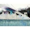 thumbnail image 2 of Art Atelier Alliance 18x14 White Modern Wood Framed Museum Art Print Titled - Painted City, 2 of 4
