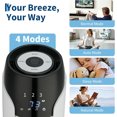 thumbnail image 5 of Memoryfield 3-Speed Oscillating Tower Fan, with Remote, White, 5 of 8