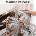 thumbnail image 5 of Lightgray Highland Cow Flower Pattern Bathroom Rugs Mat,Non Slip Microfiber Bathroom Rug,Rubber Backing,Soft Bathroom Mats for Bathroom Floor,Tub and Shower,17x27in(43x68cm), 5 of 5