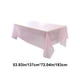 thumbnail image 3 of Mantel de plástico desechable 137x183cm - Funda de mesa de fiesta de color sólido impermeable y resistente al aceite, mesa de postres - Blanca, azul, rosa, 3 of 6
