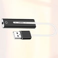 thumbnail image 2 of MasteelfCA 1Pc USB 3.1 Sound with 7.1 Sound Track for Mic and Earphone Plug-in Sound for Computer (Black), 2 of 7