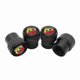 thumbnail image 1 of Car Wheel Tire Valve Stem Caps for Fiat Abarth 500 Punto Stilo Ducato Palio Bravo Doblo - 4pcs, 1 of 4