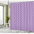 thumbnail image 5 of Ambesonne Antique Oriental Shower Curtain, Lilac Paisley Art, 69"Wx75"L, Mauve Lilac, 5 of 5