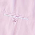thumbnail image 5 of Wyobmus Men's Plus Size Dress Shirt Plain Long Sleeve Contrast Collar Business Shirt Loose Fit Button Down Affairs Tops with Pocket L-5XL Pink, 5 of 8