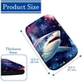 thumbnail image 4 of Shark Soft Furry Printed 12.5x8.2 Inch Armrest Cover for Car, Armrest Accessories, 4 of 6