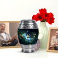 thumbnail image 6 of JAGASY Dragonfly Handmade Urn for Brother, Black Tiny Urn for Ashes Adult Male & Female, Green Leaf Decorative Urns for Human Ashes, Keepsake Cremation Urns for Sister, (3 Inch), 6 of 7