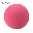 thumbnail image 3 of Uxcell EVA Sponge 42mm Exercise Flight Swing Practice Golf Foam Balls Pink 20 Pcs, 3 of 5