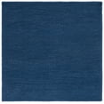 thumbnail image 2 of SAFAVIEH Natura Feride Geometric Area Rug, Navy Blue, 6' x 6' Square - Scandinavian Design, Navy & Blue, Handmade Wool Blend, Ideal for Living Room, Bedroom, Dining Space, 2 of 10