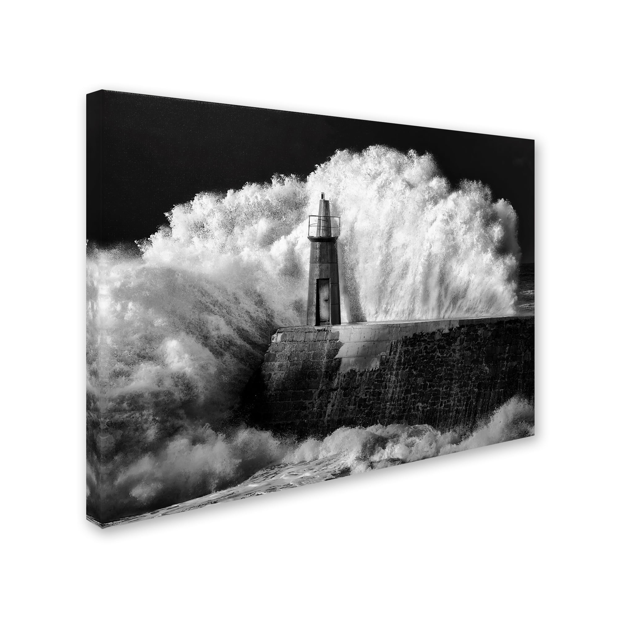 Trademark Fine Art 'The Lighthouse' Canvas Art by Alejandro Garcia Bernardo