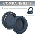 thumbnail image 2 of Aiivioll Q30 Leather Earpads for Anker Soundcore Life Q30 by Anker Life Q35 Headphone Headsets Earmuff Repair Part Q35 Noise Cancelling Ear Covers (Midnight Blue), 2 of 7