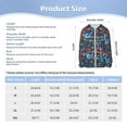 thumbnail image 5 of Cauagu Marine Inhabitants Print Sun Protection Jacket for Teen,Full-Zipper Long Sleeve Sun Shirts with Pockets UV Hoodie Shirts Outdoor Athletic Jacket-X-Large, 5 of 7