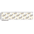 thumbnail image 3 of Ambesonne Dream Fabric by the Yard Upholstery, Sloth Animals on Moon Art, 3 Yards, Pale Orange Grey and White, 3 of 5