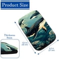 thumbnail image 4 of Whale Soft Comfortable Furry Printed 12.5x8.2 Inch Armrest Pad Cover Accessories, 4 of 6