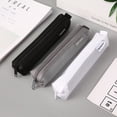 thumbnail image 7 of Limei 1Pcs Pencil Case, Stationery Bag Nylon Transparent Square Mesh Case Pencil Storage Box for Office, 7 of 7