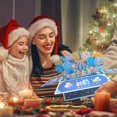 thumbnail image 4 of Christmas Decorations-1 Pc Christmas Up Holder Greeting Card Cartoon Themed 3D Pull Out with Message Card Holiday Paper Card for Christmas Greeting for Family, 4 of 4