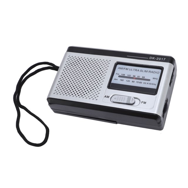Radio Portable AM, Radio à Transistor Fonctionnant sur Batterie avec Prise Casque, Radio de Poche Compacte avec Haut-Parleur, pour Utilisation Intérieure, Extérieure et d'Urgence