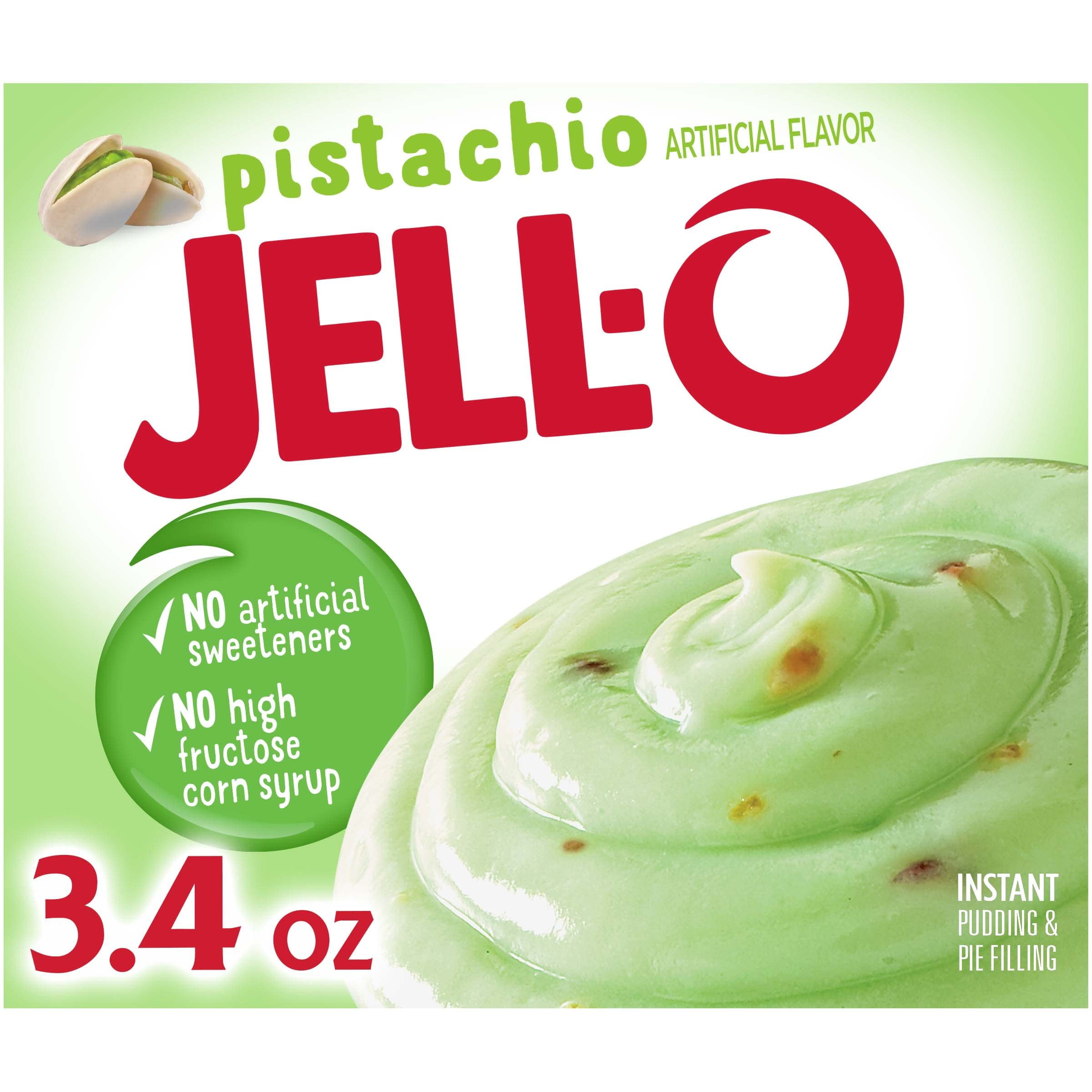 Jell-O Pistachio Instant Pudding Mix & Pie Filling, 3.4 oz. Box