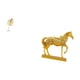 thumbnail image 5 of Escultura abstracta de caballo con hojas, adorno para el hogar, la oficina, la estantería, el bar, pieza única de decoración artística con grabado de, 5 of 8