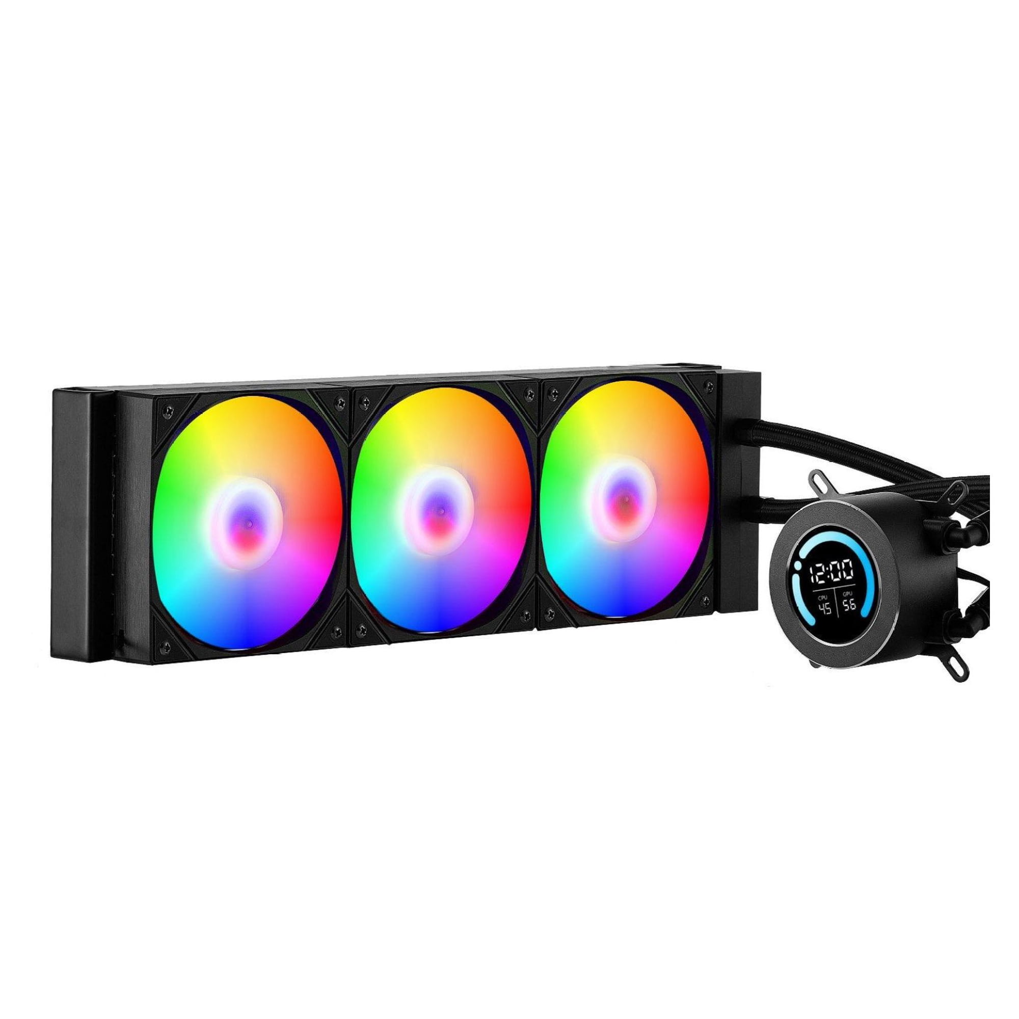 CPU Liquid Cooler AIO CPU Water Cooler with ARGB Light & 3 PWN Fans(120mm)