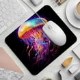 thumbnail image 2 of Jellyfish Gaming Mousepad Mouse Mat Desk Mat - Square, 8.3x9.8 Inch, Non-Slip Rubber Bottom, Printed, Suitable for Office and Gaming, 2 of 6