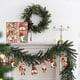 thumbnail image 4 of 12 Pcs Christmas Tree Pendants and Christmas Decorations Set - Wooden Santa Claus Ornaments with Hanging Ropes for Easy Installation, Red Festive Deco, 4 of 5