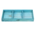 thumbnail image 6 of Retro Wooden Storage Box Rectangular Desktop 3-Compartment Sundries Storage Tray Organizer Nehlobo, 6 of 8