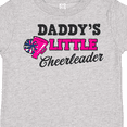thumbnail image 4 of Inktastic Daddy's Little Cheerleader with Megaphone and Pom Poms Girls Toddler T-Shirt, 4 of 5